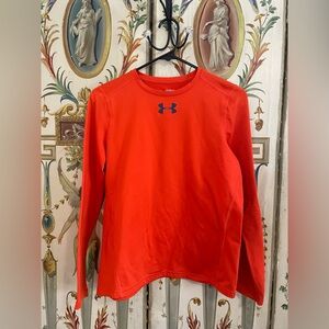 Under Armour Size Youth XL Orange Cold Gear Long Sleeve